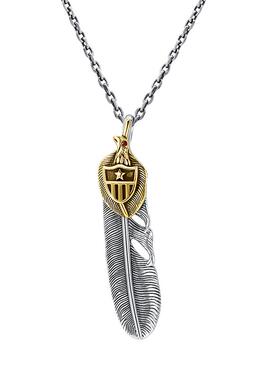 NATIVE STRANGER翅膀羽毛项链925银