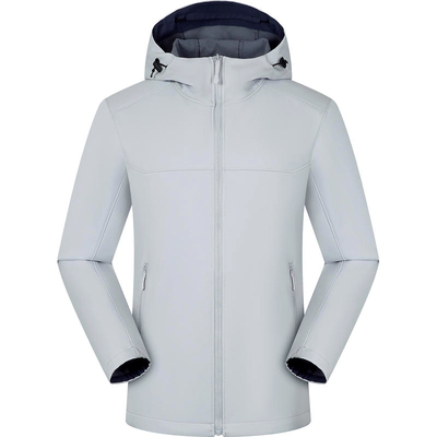 秋冬抓绒防风防水连帽跑步外套男