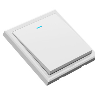 拉伯塔家用86型暗装开关插座面板电源单开灯开关一位单联一开单控