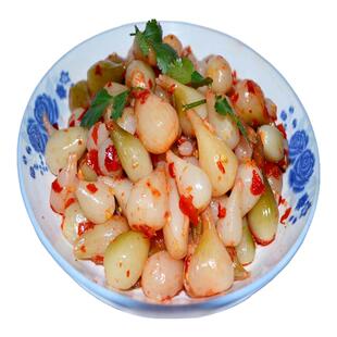 包邮贵州酸教头酸辣味藠头农家腌制葱头葱包无甜味开胃下饭菜袋装