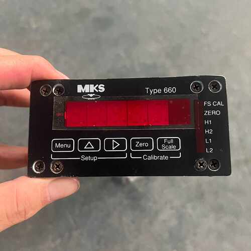询价-MKS Type 660压力显示器，货，成色如图-可维修