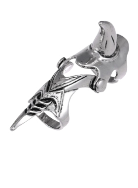 鹰爪钩关节戒指合金指环爪子指套