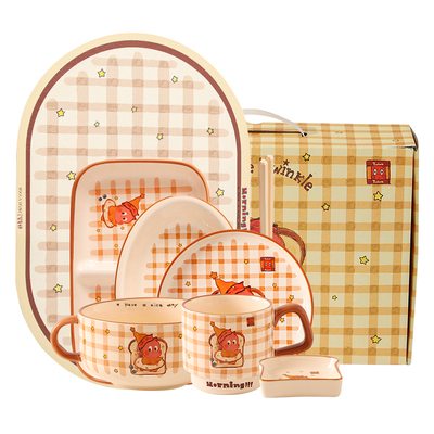 川岛屋星星人碗碟套装一人食餐具