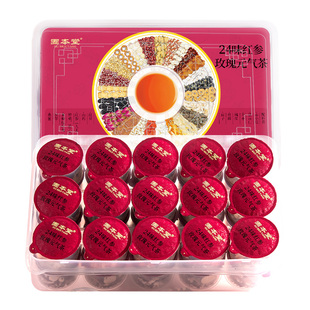 U先试用】固本堂24味红参玫瑰花元气养生茶茶包气血茶84克