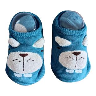 外贸婴儿地板袜加厚地板鞋软底室内冬天防滑点12-18个月卡通毛圈