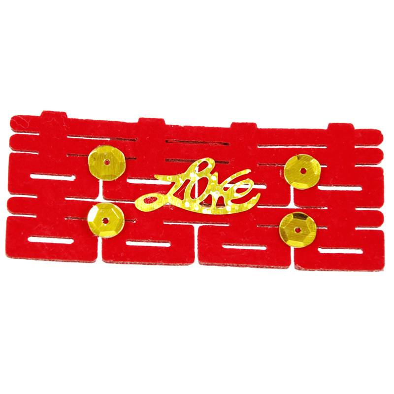 天津结婚头花喜字发夹