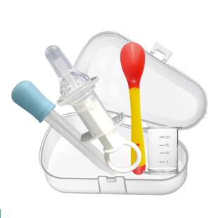 2支装 滴管婴儿喂药器防呛带刻度儿童奶嘴式喂药宝宝喂水神器喂奶