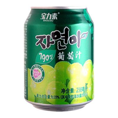 韩国果味饮料宝力素238ml