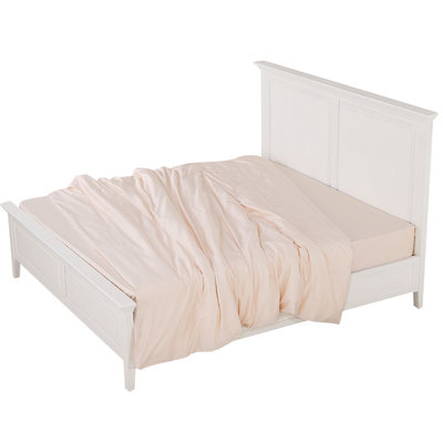 被套纯棉贡缎高支高密纯色被罩