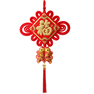 福字中国结挂件客厅高档大号2026新款马年玄关入户门过年新年装饰