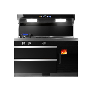 精恩好太太无烟柴火集成灶多功能土灶烧柴火农村新型大锅灶