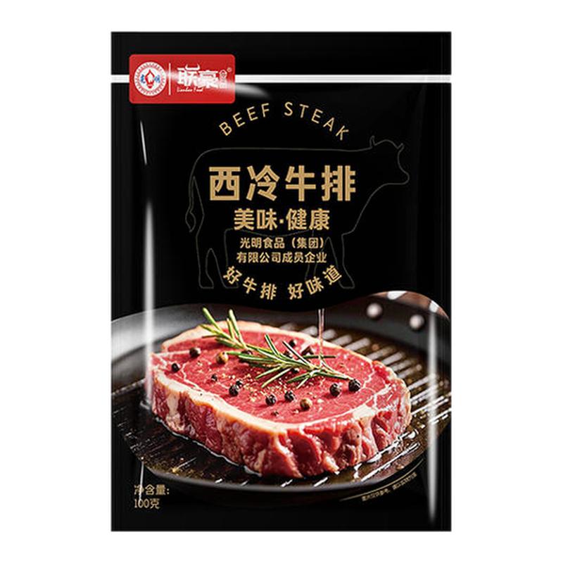 光明联豪整切西冷牛排100g*10包