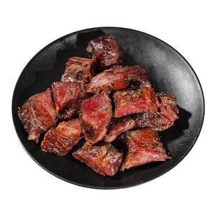 又嫩又有嚼劲~紧实弹牙!美式烤牛肉 黑椒牛肉粒 即食 本宫饿了