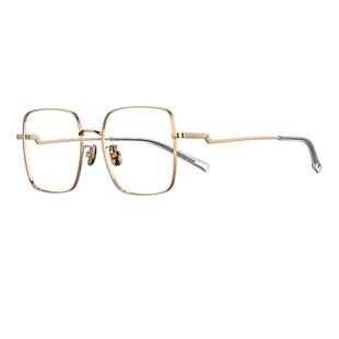 海伦凯勒明星同款专业网上配近视眼镜框男斯文方框钛眼镜架女超轻