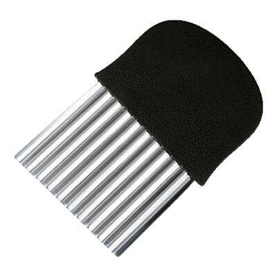 不锈钢波纹刀狼牙土豆切刀土豆波浪刀厨房家用切菜神器花式切条器