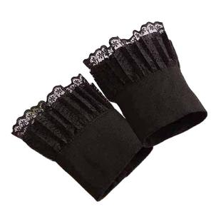 双排扣装饰假袖子女假袖口短接可拆卸蕾丝花边手腕套百搭毛衣卫衣
