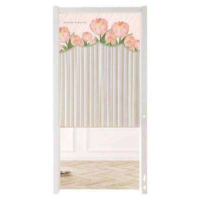 新款奶油风遮挡纱帘半帘