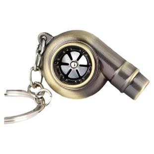 涡轮钥匙扣金属口哨声音增压器钥匙链改装汽车挂件男个性礼品创意