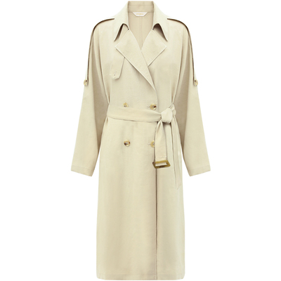 COCOBELLA气质通勤风衣外套