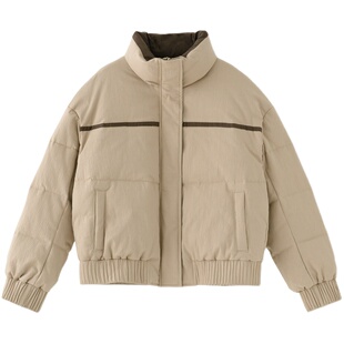 梭家｜闪回｜匈牙利进口95白鹅绒立领羽绒服保暖复古夹克短外套