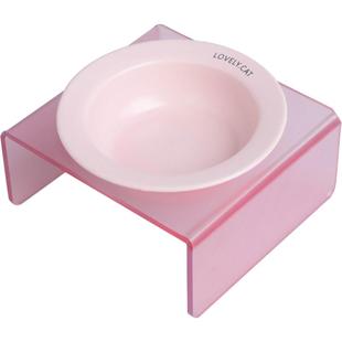 韩国bd同款飞碟碗宠物碗陶瓷碗狗猫碗不黑下巴猫狗食盆罐头零食碗