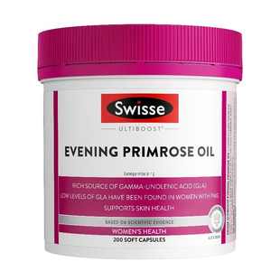 澳洲Swisse斯维诗月见草油软胶囊女性调理健康内分泌保养卵巢子宫