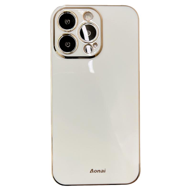 超薄纯色电镀软壳苹果16/15pro适用iphone14pro手机壳13ProMax硅胶防摔12新款全包11简约高级感保