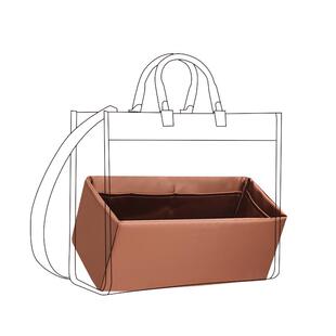 DGAZ汐雅橘光适用LV黑武士Keepall25 27 35 XS 绸缎内胆包收纳包