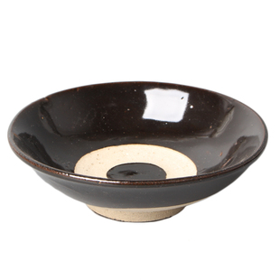 酒碗仿古古代小碗喝酒的黑色复古蒸饭钵家用土钵水浒传好汉道具碗