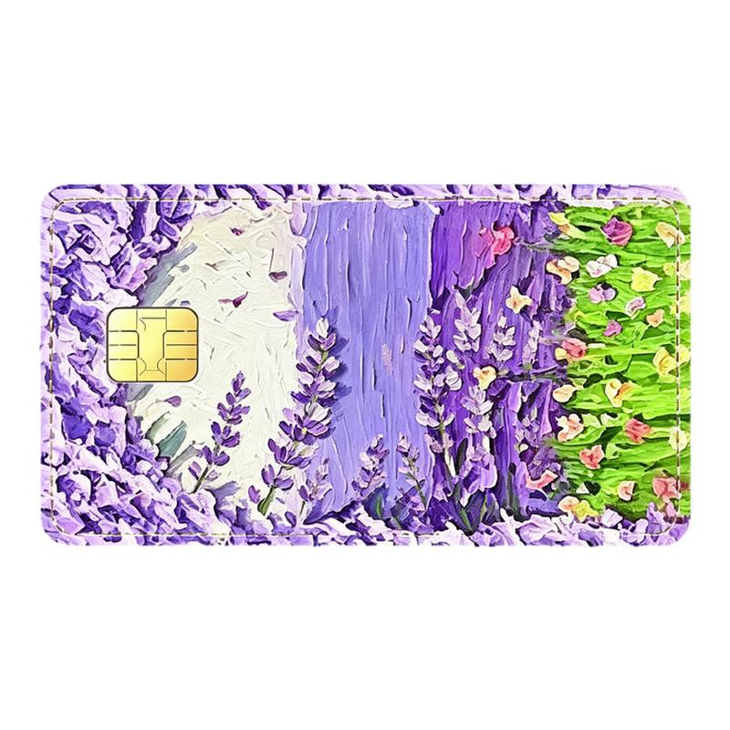 8种组合立体手绘油画风信用卡贴