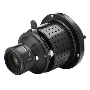 (LED/闪光灯通用) OT1摄影聚光筒 造影筒可调焦束光筒神牛金贝闪光灯保荣口艺术直播背景光效高清2.0成像镜头