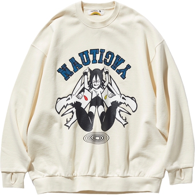 nauticawhitesail圆领卫衣