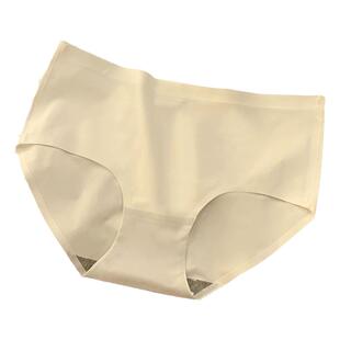 无痕冰丝内裤女士纯棉全棉裆抗菌中腰少女生新款简约夏季薄款短裤