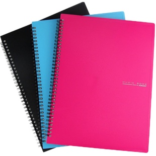 金得利谱夹子乐谱夹可修改钢琴谱夹册黑色谱夹a4a3文件夹活页曲谱夹阅谱歌谱本不反光学生吉他鼓琴音乐谱夹册