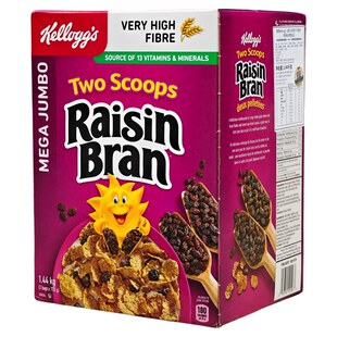 家乐氏提子干麦片即食谷物香脆早餐葡萄麦维提子麦麸RAISIN BRAN