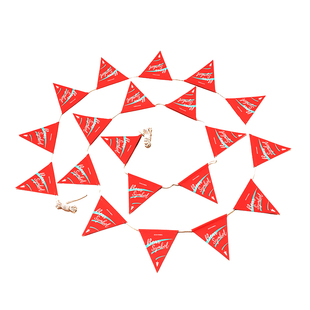 森博熊户外露营氛围旗帐篷旗营地三角旗彩旗野炊旗野营装饰旗定制