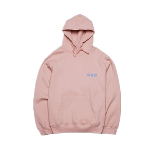 韩代潮牌chancechance cec圆领字母印花加绒卫衣紫色情侣ins潮