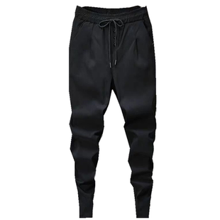 速干裤子男小脚裤2025新款秋冬季男士休闲裤潮流修身束脚九分裤男