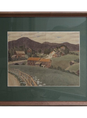 奥斯卡伯格曼大师田园风装饰画