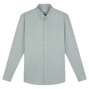 ZIOZIA九牧王旗下男装秋季衬衫男商务休闲正装长袖衬衣ZWCC3145X