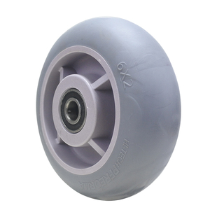 4寸重型聚氨酯万向轮1.5寸2寸3寸6寸8寸PU静音尼龙橡胶脚轮轱辘子