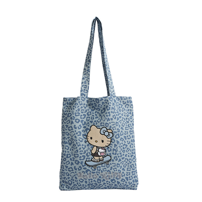 可爱HelloKitty帆布包女购物袋