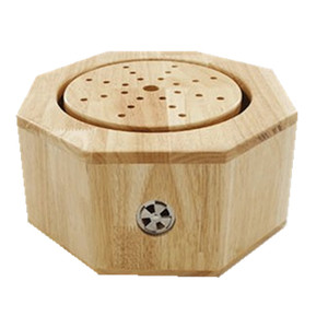 纯实木制橡木坐灸器坐灸盒坐熏足疗仪足灸盒艾灸凳暖宫养生器具