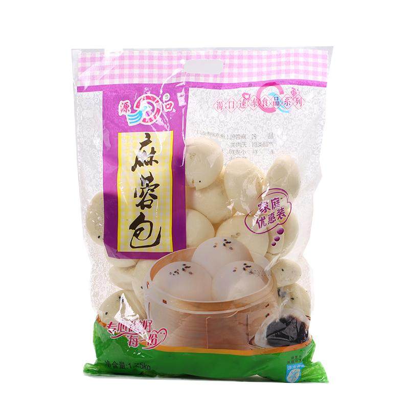 方便早餐麻容包芝麻包子营养面食