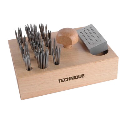 TECHNIQUE吸珠针凹槽座块套装
