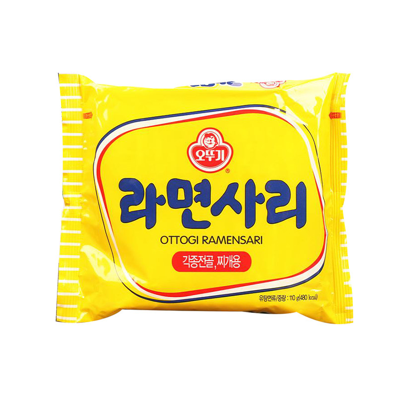 韩国进口不倒翁拉面火锅拉面餐饮面饼方便面速食110g*48袋整箱