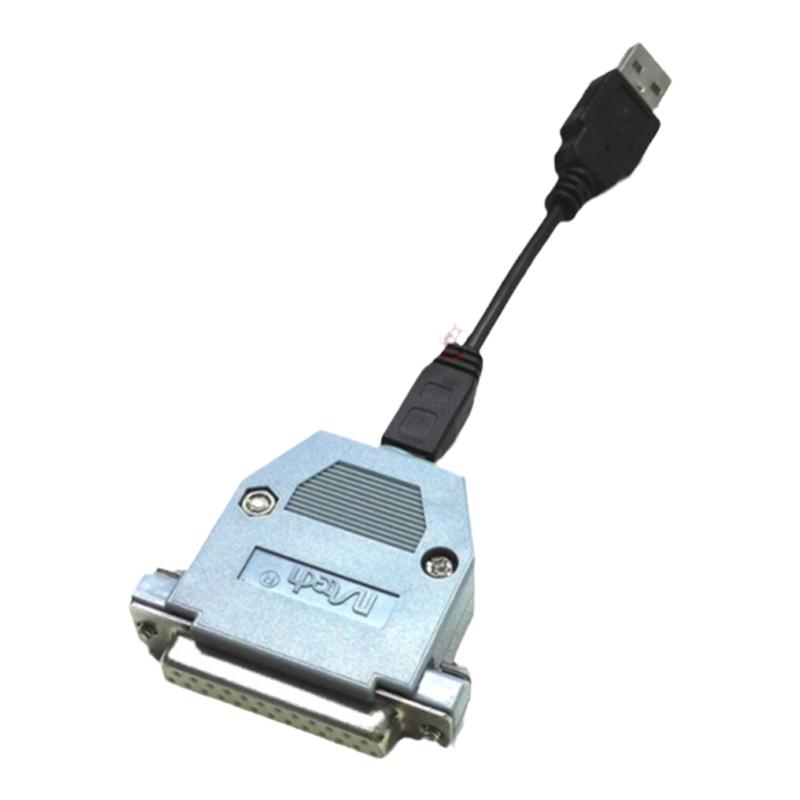 MACH3接口板转USB 四轴 转接头 125KHZ输出  CNC并口转USB UC100