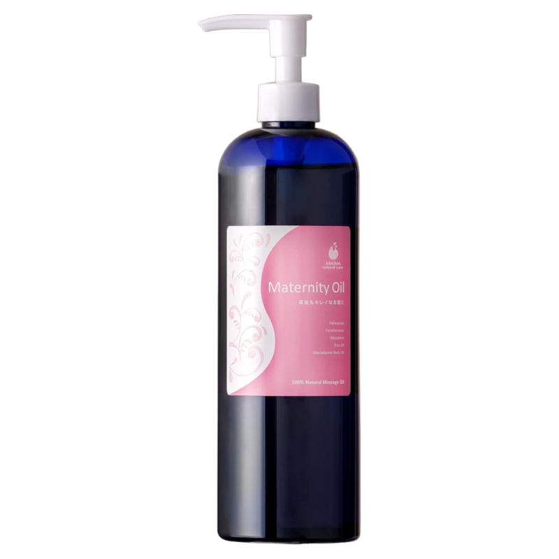 日本代购AMOMA天然植物孕期护理油 160ml 敏肌腹部舒缓保湿按摩油