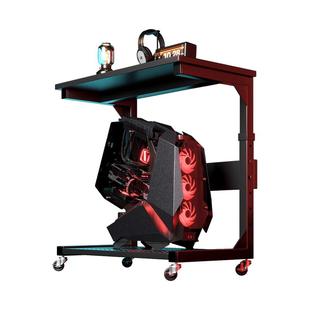 烽火主机托架移动基站机箱放置架小推车置物架电竞房电脑桌边收纳