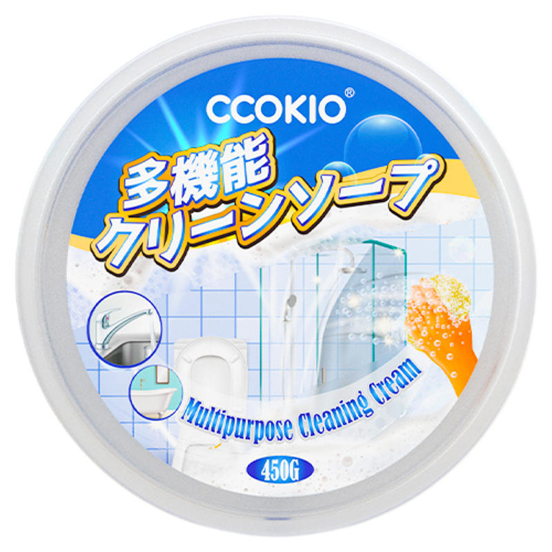 日本CCOKIO多功能清洁膏家用墙壁厨房强力去污神器不锈钢清洁乳膏